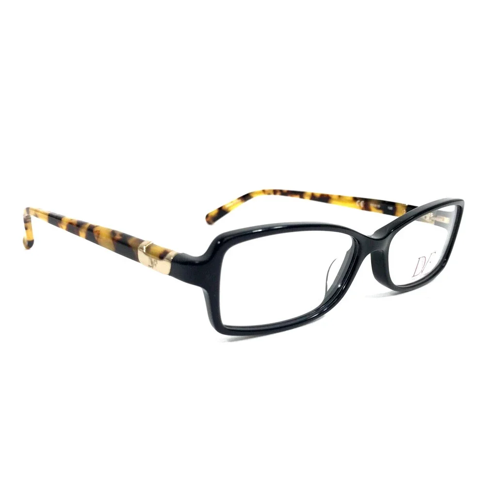 Diane Von Furstenberg Eyeglasses Frames DVF5050 001 Black Tortoise 53-15-135